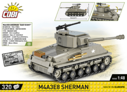 Americký tank Sherman M4A3E8 COBI 2711 - World War II