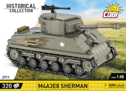 Americký tank Sherman M4A3E8 COBI 2711 - World War II