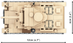 Německý střední tank Panzer III Pz. KpfW. AUSF. JE COBI 2712 - World  War II