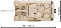 Deutscher mittlerer Panzer PzKpfw V PANTHER Ausf. G COBI 2566 - World War II - kopie