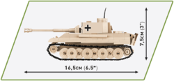 Deutscher mittlerer Panzer PzKpfw V PANTHER Ausf. G COBI 2566 - World War II - kopie