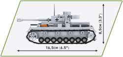 Nemecký stredný tank PzKpfW Panzer IV ausf. G COBI 2546 - World War II - kopie