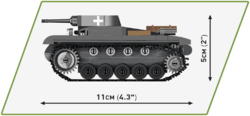 Lehký tank PANZER II AUSF. A COBI 2718 - World War II