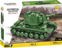 Ruský ťažký tank Kliment Voroshilov KV-2 COBI 2731 - World War II 1:48