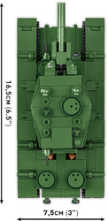 Sovětský těžký tank Kliment Voroshilov KV-2 COBI 2731 - World War II