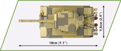 German tank Panzer VI TIGER 131 COBI 2588 - World War II 1:28 - kopie