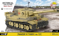 German tank Panzer VI TIGER 131 COBI 2588 - World War II 1:28 - kopie