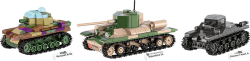 Set tanků Renault R35, Valentine IX a Penzer I COBI 2740 - World War II