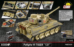 German tank PzKpfw VI TIGER 131 COBI 2801 - Executive Edition WWII 1:12