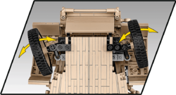 Veliteľský automobil VW typ 82 Kübelwagen COBI 2402 - World War II - kopie