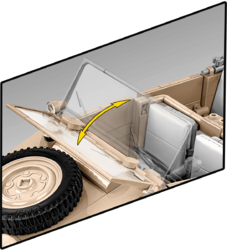 Veliteľský automobil VW typ 82 Kübelwagen COBI 2402 - World War II - kopie