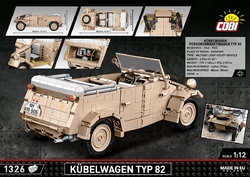 Německý velitelský vůz Kübelwagen PKW TYP 82 COBI 2803 - World War II 1:12