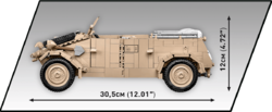 Deutscher Kommandowagen Kübelwagen PKW TYP 82 COBI 2802 – Executive Edition WWII 1:12 - kopie