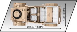 Deutscher Kommandowagen Kübelwagen PKW TYP 82 COBI 2802 – Executive Edition WWII 1:12 - kopie