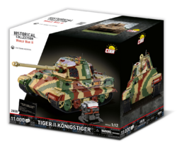 Německý těžký tank Pz.Kpfw TIGER II Ausf. B KÖNIGSTIGER COBI 2808 - World War II 1:12