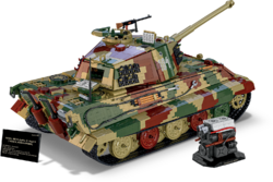 Německý těžký tank TIGER II KÖNIGSTIGER COBI 2808 - World War II 1:12