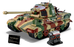 Německý těžký tank TIGER II KÖNIGSTIGER COBI 2808 - World War II 1:12