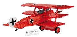 Nemecké trojplošné stíhacie lietadlo FOKKER Dr. I Red Baron COBI 2985 - Limitovaná edícia Great War - kopie