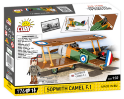 Biplane fighter SOPWITH CAMEL F.1 COBI 2987 - Great War