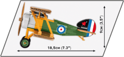 Dvouplošný stíhací letoun SOPWITH CAMEL F.1 COBI 2987 - Great War