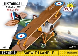Dvouplošný stíhací letoun SOPWITH CAMEL F.1 COBI 2987 - Great War