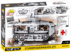 Deutscher STURMPANZERWAGEN A7V COBI 2989 - Great War