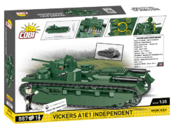 British multi-turret tank Vickers A1E1 INDEPENDENT COBI 2990 - Historical Collection