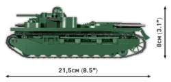 Britský lehký tank Vickers MK. E COBI 2520 - World War II - kopie