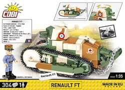 Light tank RENAULT FT VICTORY 1920 COBI 2992 - Great War - kopie