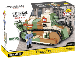 Ľahký tank RENAULT FT VICTORY 1920 COBI 2992 - Great War - kopie