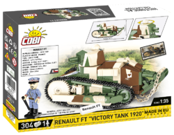 Lehký tank RENAULT FT VICTORY 1920 COBI 2992 - Great War