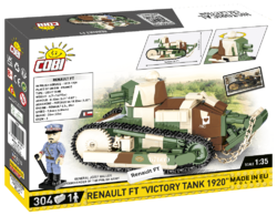 Ľahký tank RENAULT FT VICTORY 1920 COBI 2992 - Great War