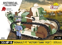 Lehký tank RENAULT FT-17 COBI 2973 - Great War - kopie