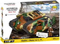 British heavy tank MARK V (Male) COBI 2984 - Great War - kopie