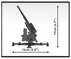 Německé protiletadlové dělo Flak 8,8 cm COBI 3047 - Company of Heroes 3