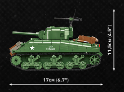 Americký tank Sherman M4A1 COBI 3044 - Company of Heroes 3