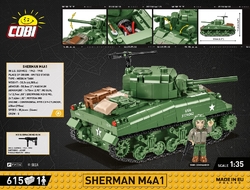 Americký tank Sherman M4A1 COBI 3044 - Company of Heroes 3