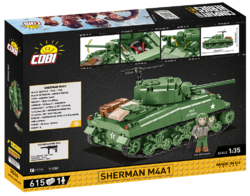 Americký tank Sherman M4A1 COBI 3044 - Company of Heroes 3