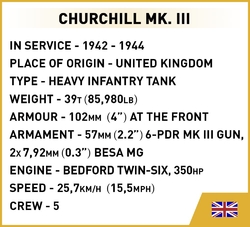 Britský tank Churchill Mk III COBI 3046 - Company of Heroes 3