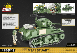 American Sherman M4A1 Medium Tank COBI 3044 - Company of Heroes 3 - kopie