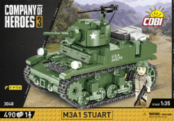 Americký stredný tank Sherman M4A1 COBI 3044 - Company of Heroes 3 - kopie