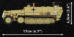 Armoured personnel carrier Sd.Kfz. 251/1 Ausf. A COBI 2552 - World War II - kopie