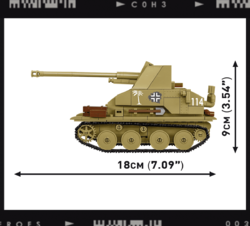 Německý stíhač tanků MARDER III Ausf. M COBI 2282 - World War II - kopie