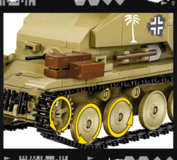 Německý stíhač tanků MARDER III Ausf. M COBI 2282 - World War II - kopie