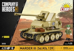 German tank fighter MARDER III Ausf. M COBI 2282 - World War II - kopie