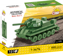 Mini tanky COBI - rôzne druhy World War II 1:72