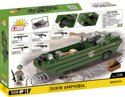 Americké obojživelné vozidlo DUKW Amphibia COBI 3110 - World War II 1:35