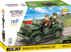Americký veliteľské vozidlo Dodge WC-56 COBI 3111 - World War II 1:35