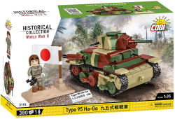 Japonský lehký tank Mitsubishi Type 95 Ha-Go COBI 3115 - World War II 1:35
