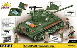 Amerikanischer Mittlerer Panzer Sherman M4A3 COBI 2570 - Worls War II - kopie